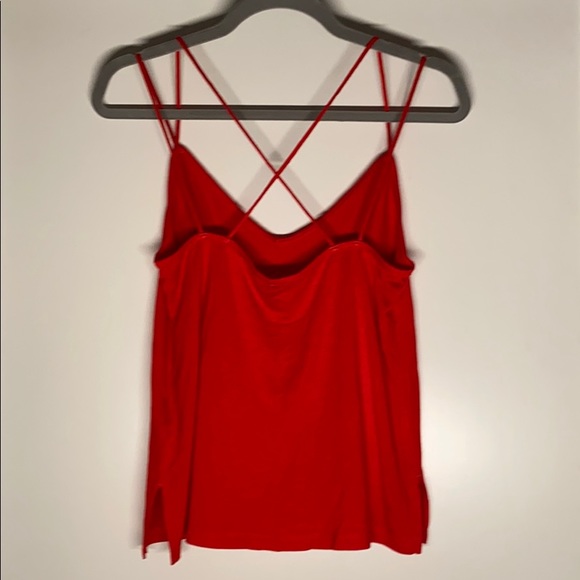 REDUCED! Discreet Red Crossover Strap Tank - Small - Picture 3 of 3
